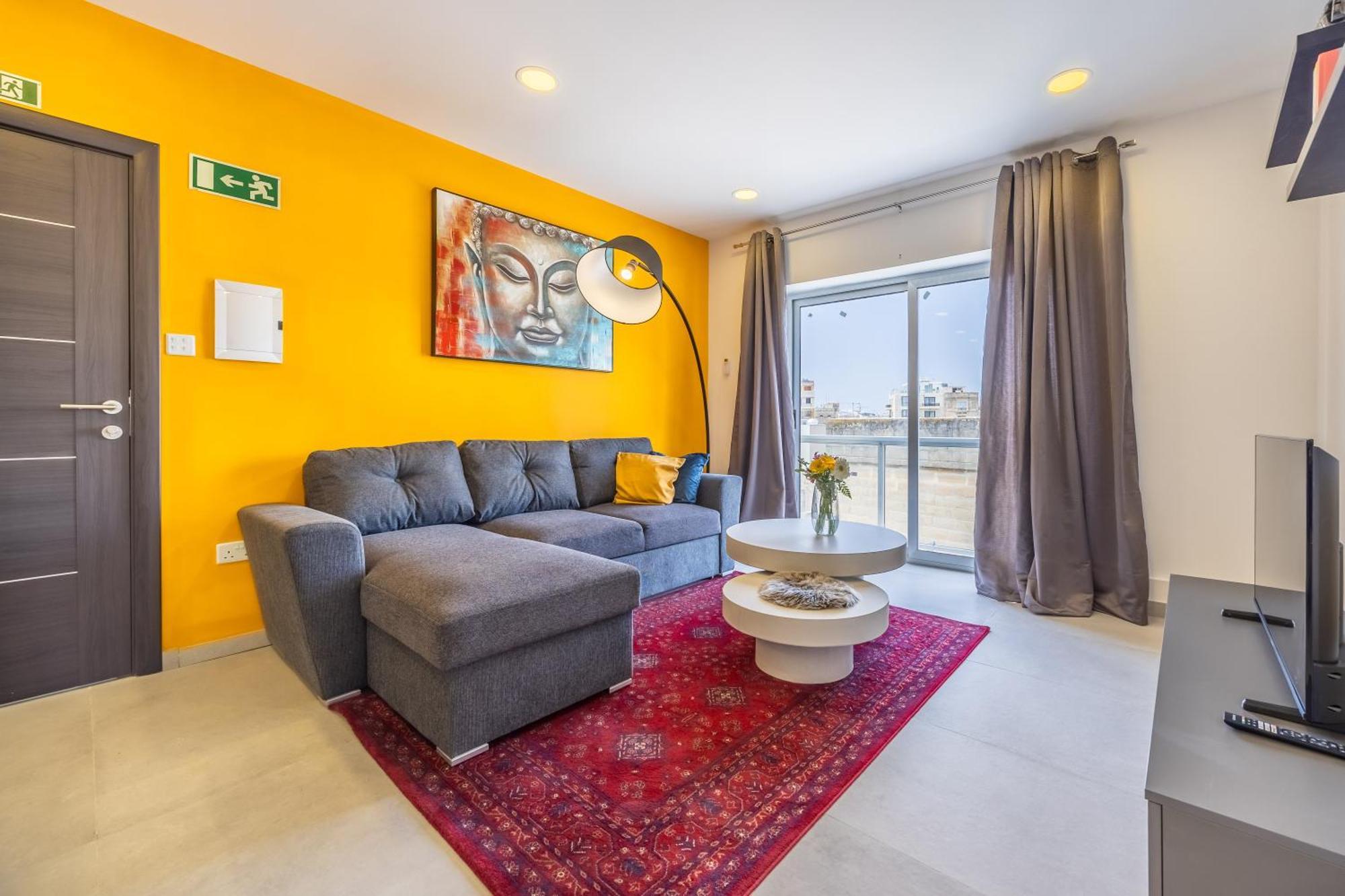 Sleek & Stylish 2Br Accommodation With Large Private Terrace - Close To Saint Julian'S & Tigne Shopping Mall Sliema Eksteriør bilde